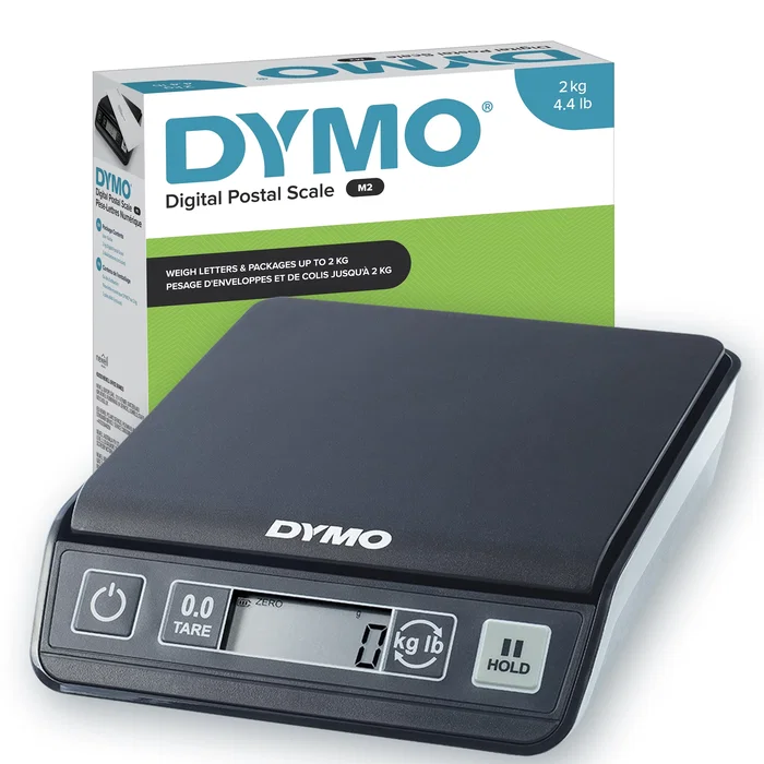 Dymo M2 Báscula postal electrónica 2 kg Negro