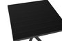 DKD Home Decor Mesa Terraza Y Jardin Barhotel Negro 70 x 70 x 75 cm