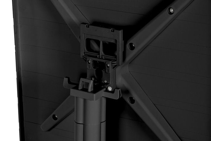 DKD Home Decor Mesa Terraza Y Jardin Barhotel Negro 70 x 70 x 75 cm