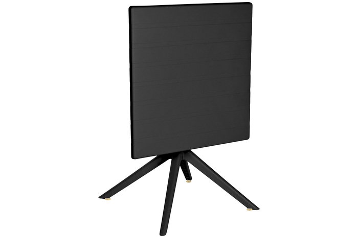 DKD Home Decor Mesa Terraza Y Jardin Barhotel Negro 70 x 70 x 75 cm