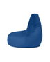 Atelier Del Sofa Saco de judías para jardín Azul Impermeable Espuma de Poliestireno Reciclado Comodidad y Durabilidad para Exteriores