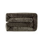 DKD Home Decor Manta de Franela Gris Claro 220x240 cm
