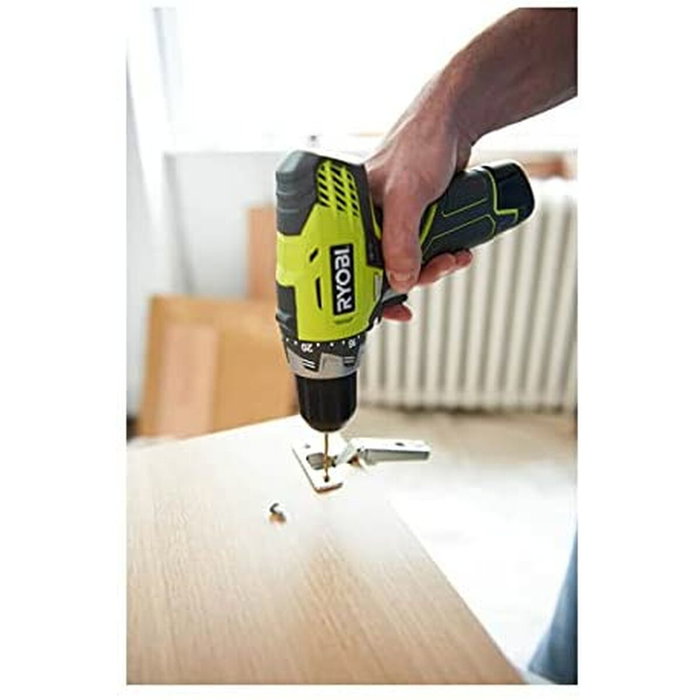 Ryobi Taladro Atornillador 12V con 2 Baterías 2.0 Ah, Cargador y Bolsa Ryobi Taladro Atornillador 12V con 2 Baterías 2.0 Ah, Cargador y Bolsa