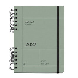 MIQUELRIUS Agenda Anual 2027 Trends Back to Basics Wire-O Verde