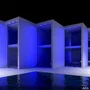 Proyector LED 50W 4250Lm IP65 Azul 40.000H Foco Exterior Brico