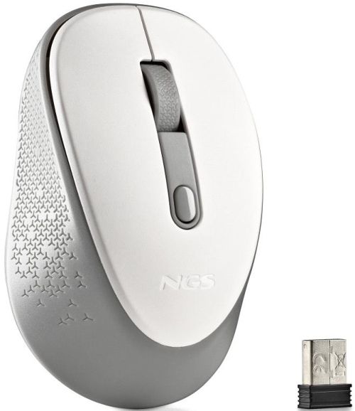 NGS Ratón Inalámbrico Dew White Blanco
