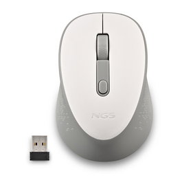 NGS DEW White Ratón Inalámbrico Ambidextro Blanco