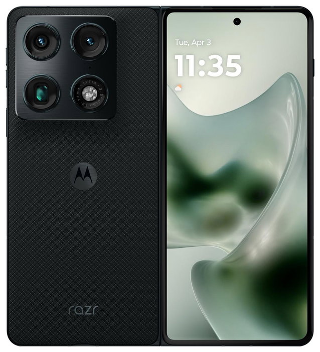 Motorola razr fold 16/512GB Blackened Blue - Smartplegable 7" pOLED, 5G, 50MP Triple Cámara