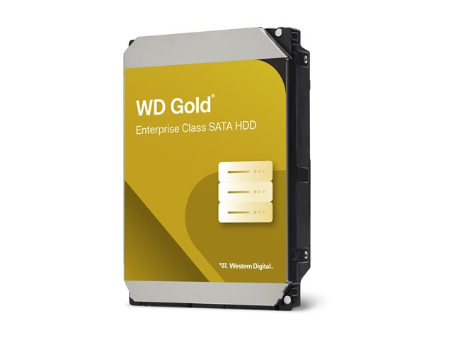 Western Digital WD Gold Disco Duro Interno de 24 TB, 3.5", SATA 6 Gb/s, 7200 RPM, 512 MB Caché, HelioSeal - Almacenamiento Empresarial para Servidores y Data Centers