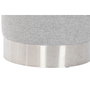 DKD Home Decor Reposapiés de Poliéster Gris 35x35x42 cm
