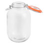 La Mediterranea Tarro Hermético Vidrio Clip 4200ml (4 Unidades)