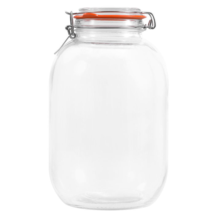La Mediterranea Tarro Hermético Vidrio Clip 4200ml (4 Unidades)