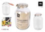 La Mediterranea Tarro Hermético Vidrio Clip 4200ml (4 Unidades)