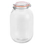 La Mediterranea Tarro Hermético Vidrio Clip 4200ml (4 Unidades)
