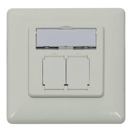 Synergy21 Modulträger para 2xTP-Modul Blanco Puro