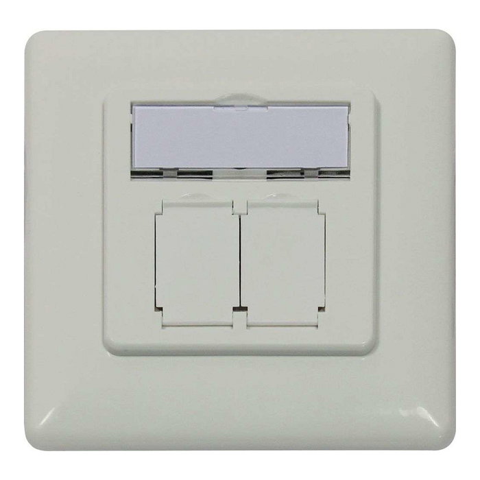 Synergy21 Modulträger para 2xTP-Modul Blanco Puro Synergy21 Modulträger para 2xTP-Modul Blanco Puro