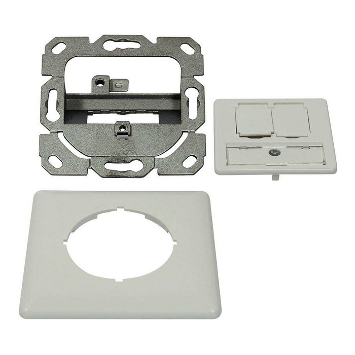 Synergy21 Modulträger para 2xTP-Modul Blanco Puro Synergy21 Modulträger para 2xTP-Modul Blanco Puro