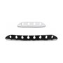 DeLOCK Juego de 10 sujetacables trapezoidales autoadhesivos Negro/Blanco