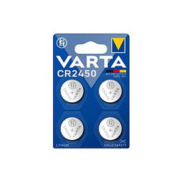 VARTA Lithium Coin Knopfzelle CR2450 (4 Stck)