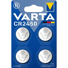 VARTA Lithium Coin Knopfzelle CR2450 (4 Stck)