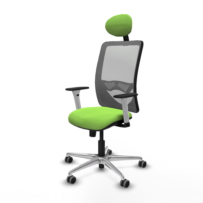 PIQUERAS Y CRESPO Silla de oficina Zulema con mecanismo Sincro, Pistacho y Gris PIQUERAS Y CRESPO Silla de oficina Zulema con mecanismo Sincro, Pistacho y Gris