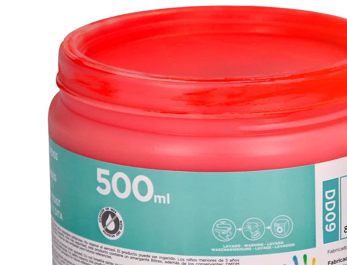 Liderpapel Pintura de dedos Rojo 500 ml Liderpapel Pintura de dedos Rojo 500 ml