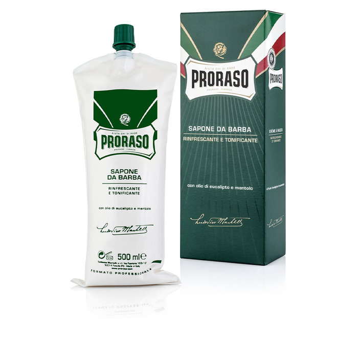 Proraso Crema de Afeitado Profesional Eucalipto y Mentol 500 ml
