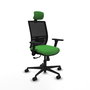 PIQUERAS Y CRESPO Silla de oficina Yunquera Verde y Negro con Mecanismo Sincro