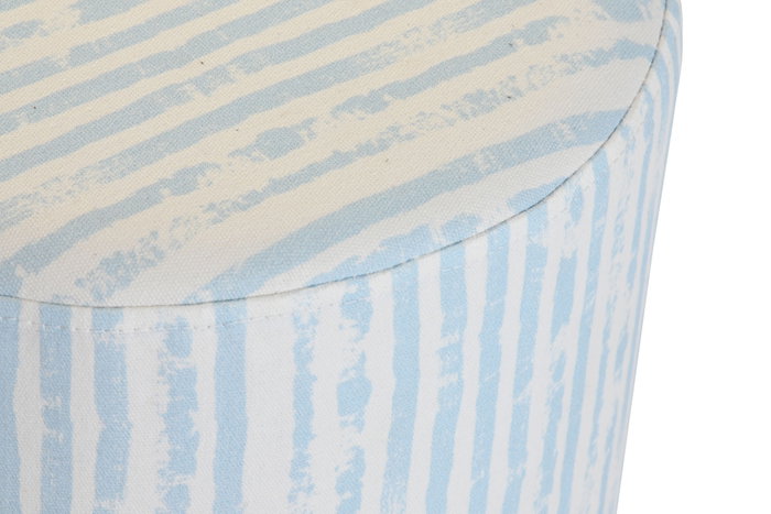 DKD Home Decor Reposapies Mediterraneo Azul Blanco 34 x 40 x 34 cm