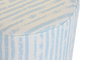 DKD Home Decor Reposapies Mediterraneo Azul Blanco 34 x 40 x 34 cm