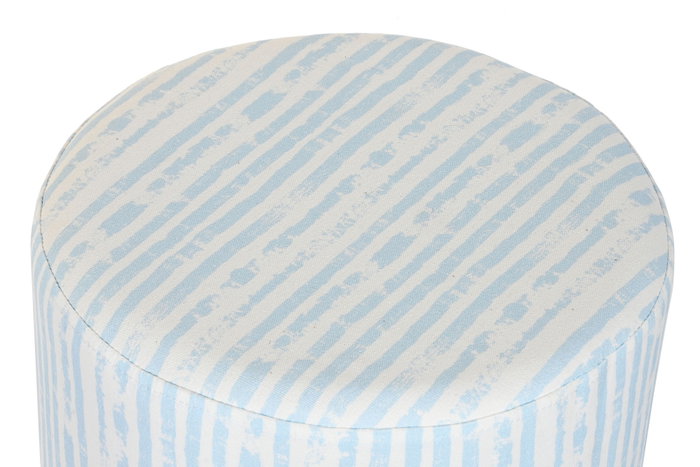 DKD Home Decor Reposapies Mediterraneo Azul Blanco 34 x 40 x 34 cm