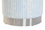 DKD Home Decor Reposapies Mediterraneo Azul Blanco 34 x 40 x 34 cm