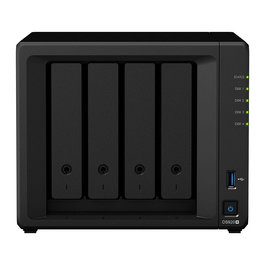 Synology DiskStation DS920+ NAS 4-Bay, Mini Tower, Intel Celeron J4125, 4GB DDR4, 64TB Max, RAID 0/1/5/6/10/JBOD, 2x Gigabit LAN, 2x USB 3.2