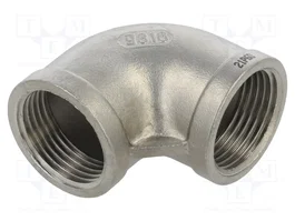 GEBO Codo de 90° hembra-hembra G316 acero inoxidable G 1" interno