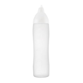 Araven Dosificador de Salsas Normaplas, Polietileno Blanco, 6 cm de Diámetro x 26.1 cm de Alto, Capacidad 50 cl