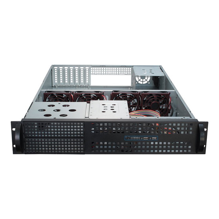 Inter-Tech 2U-2129N Chasis Rack 2U para Servidor ATX/EATX/micro ATX/Mini-ITX Negro y Plata Inter-Tech 2U-2129N Chasis Rack 2U para Servidor ATX/EATX/micro ATX/Mini-ITX Negro y Plata