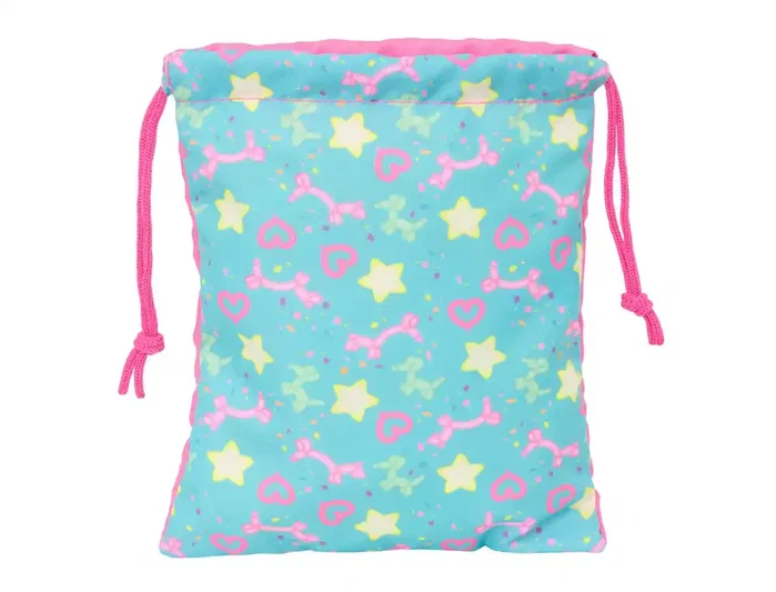 Safta Saquito Merienda Gabby's Dollhouse Confetti 20x25 cm