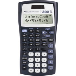 Texas Instruments TI 30X II Solar Calculadora Científica Black การใช้งาน de dos líneas