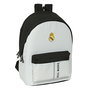 Mochila para Portátil Real Madrid C.F. 24/25 Blanco Gris 31 x 44 x 18 cm 15,6"