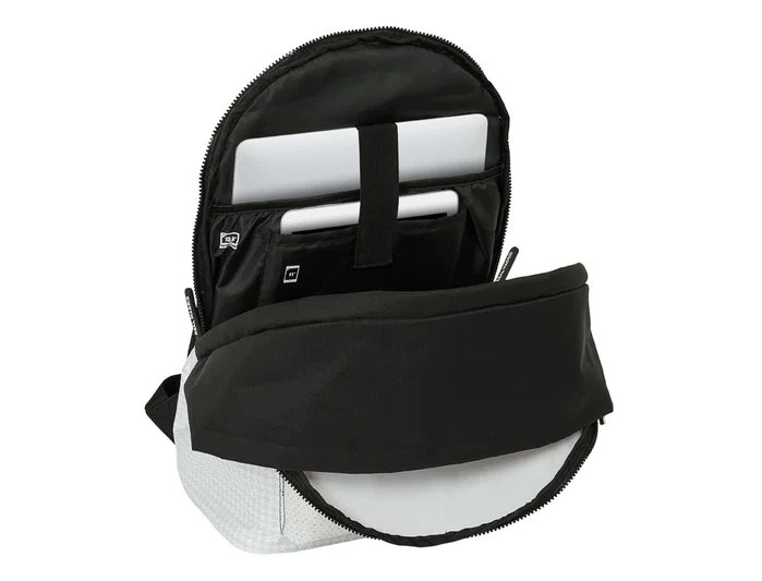 Safta Mochila Doble para Portátil 15,6'' + USB Real Madrid 1ª Equip. 24/25 Safta Mochila Doble para Portátil 15,6'' + USB Real Madrid 1ª Equip. 24/25