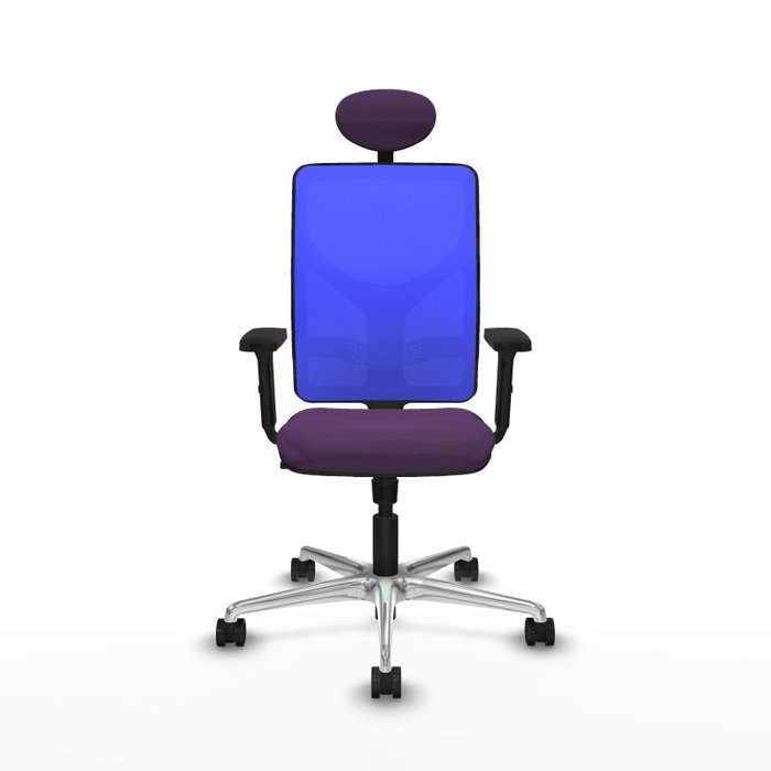 PIQUERAS Y CRESPO Silla de oficina Motilla con mecanismo Sincro, Morado y Azul PIQUERAS Y CRESPO Silla de oficina Motilla con mecanismo Sincro, Morado y Azul