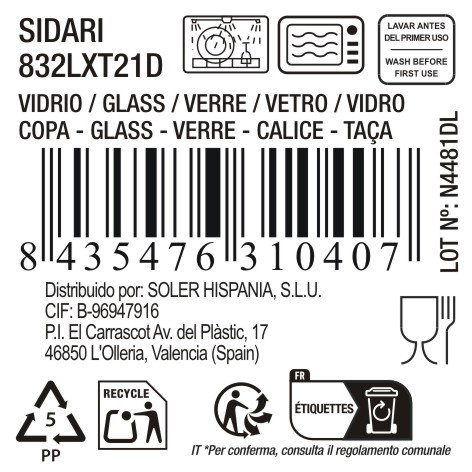 La Mediterranea Copa Sidari Transparente 350cc