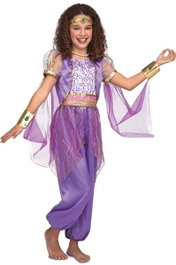 My Other Me Disfraz Princesa Árabe Morada Talla 5-6 años