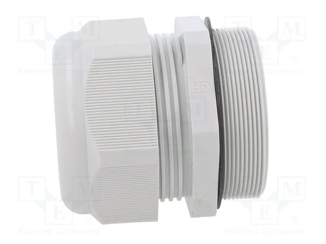 FIBOX Sello aislante M63 con rosca prolongada gris