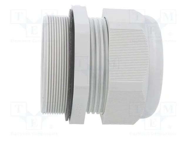 FIBOX Sello aislante M63 con rosca prolongada gris
