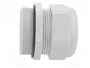 FIBOX Sello aislante M63 con rosca prolongada gris