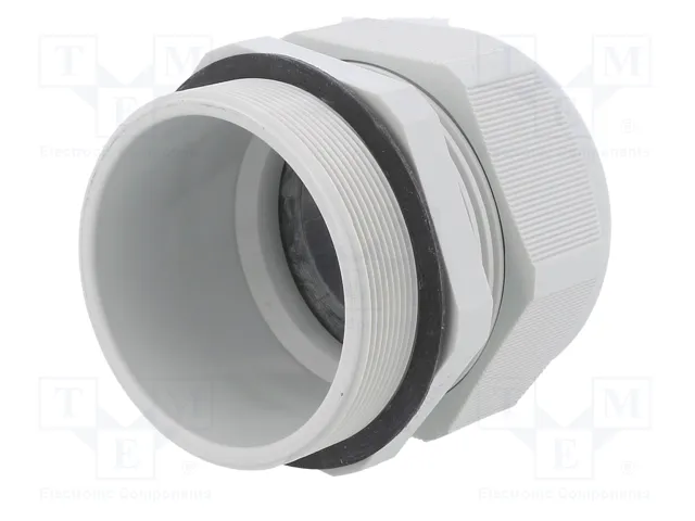 FIBOX Sello aislante M63 con rosca prolongada gris