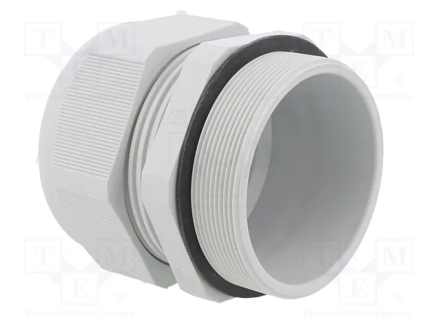 FIBOX Sello aislante M63 con rosca prolongada gris