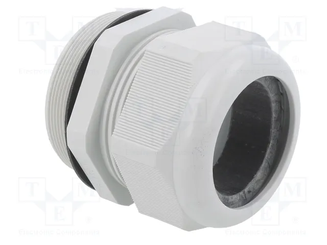 FIBOX Sello aislante M63 con rosca prolongada gris