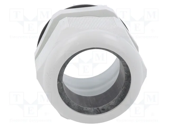 FIBOX Sello aislante M63 con rosca prolongada gris